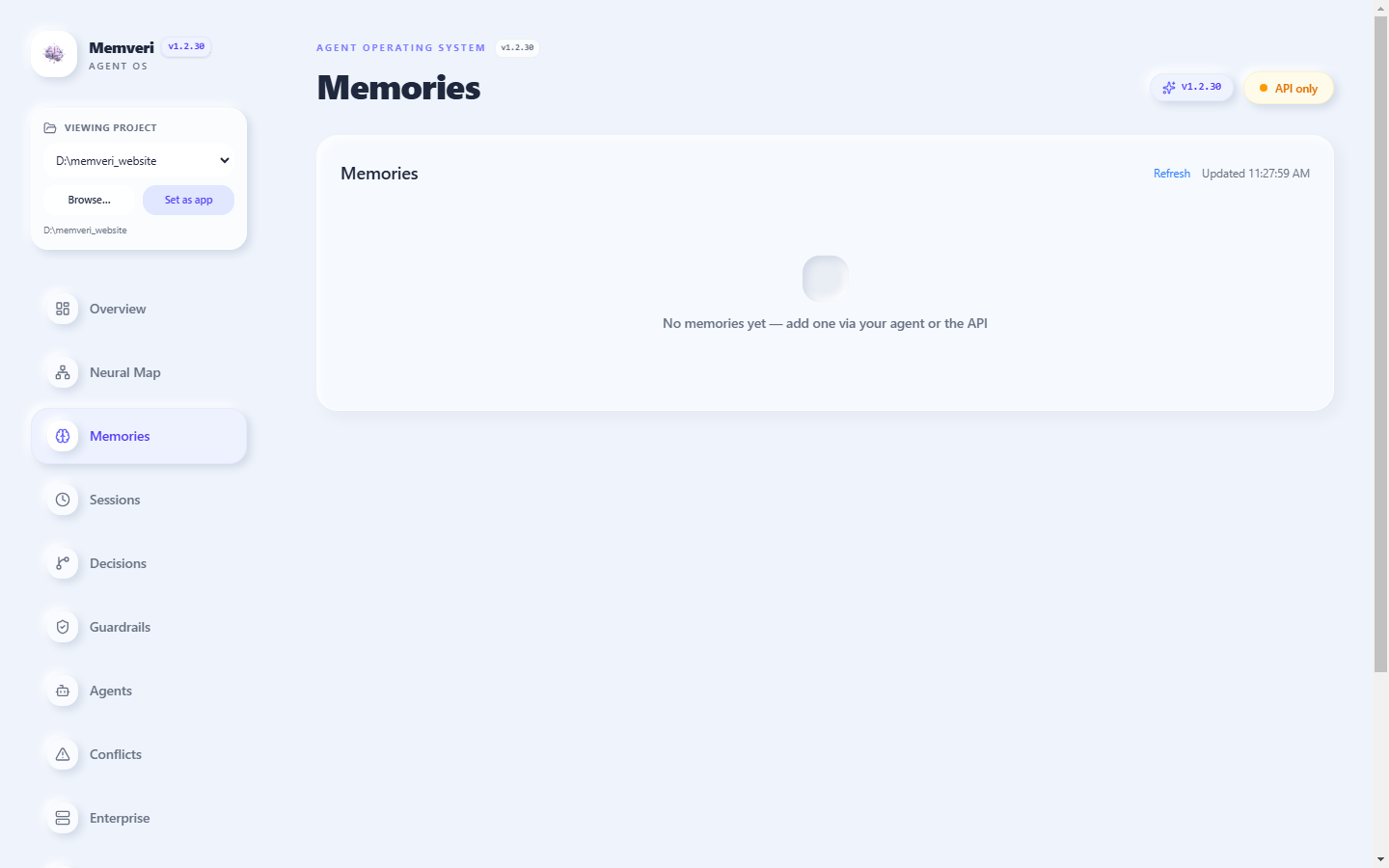 Memveri memory library